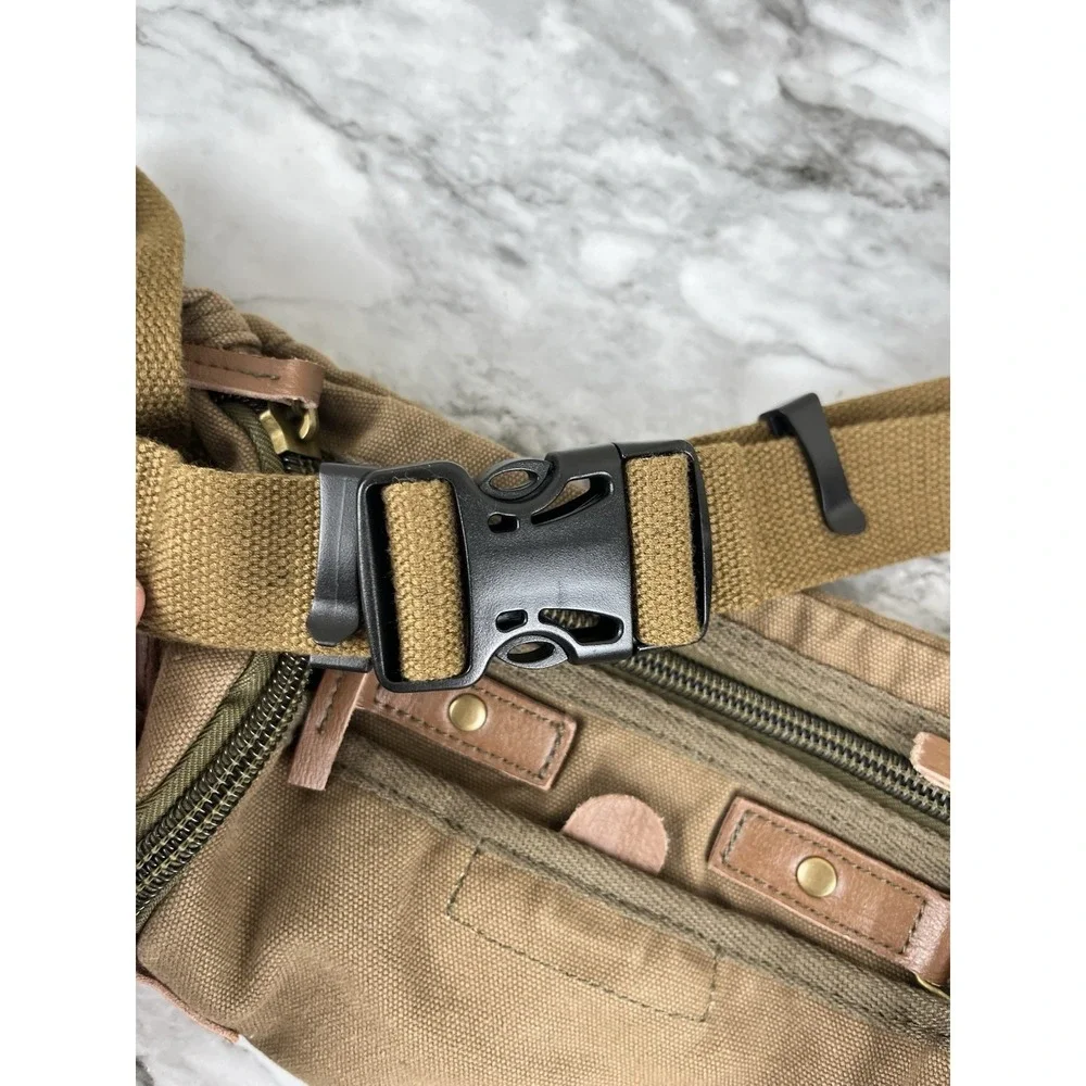 Vagabond Traveler Canvas Waist Bag Boho Festival Outdoor Active
